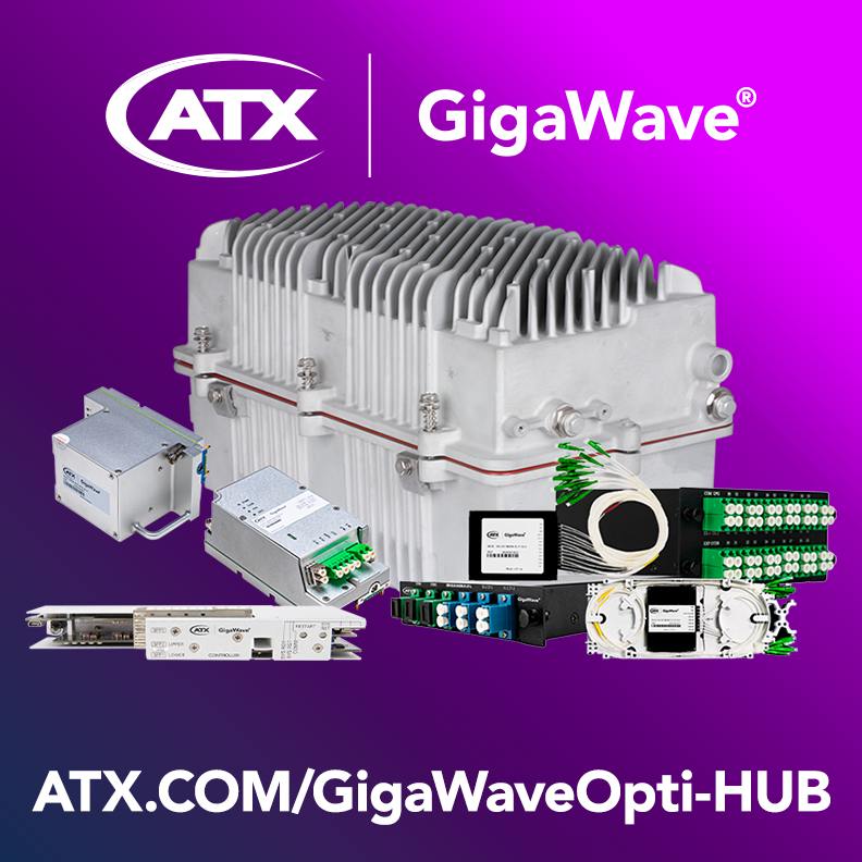 ATXNetworksCorp's tweet image. GigaWave Opti-HUB helps you scale smarter with fully digital optical distribution — reducing carbon footprint, simplifying operations and improving reliability.

Deployments:
✅ Remote PHY (R-PHY) 
✅ PON Remote-OLT
✅ RFoG
✅ MDU 

👉 bit.ly/45PsKCG

#HFC #ATXNetworks