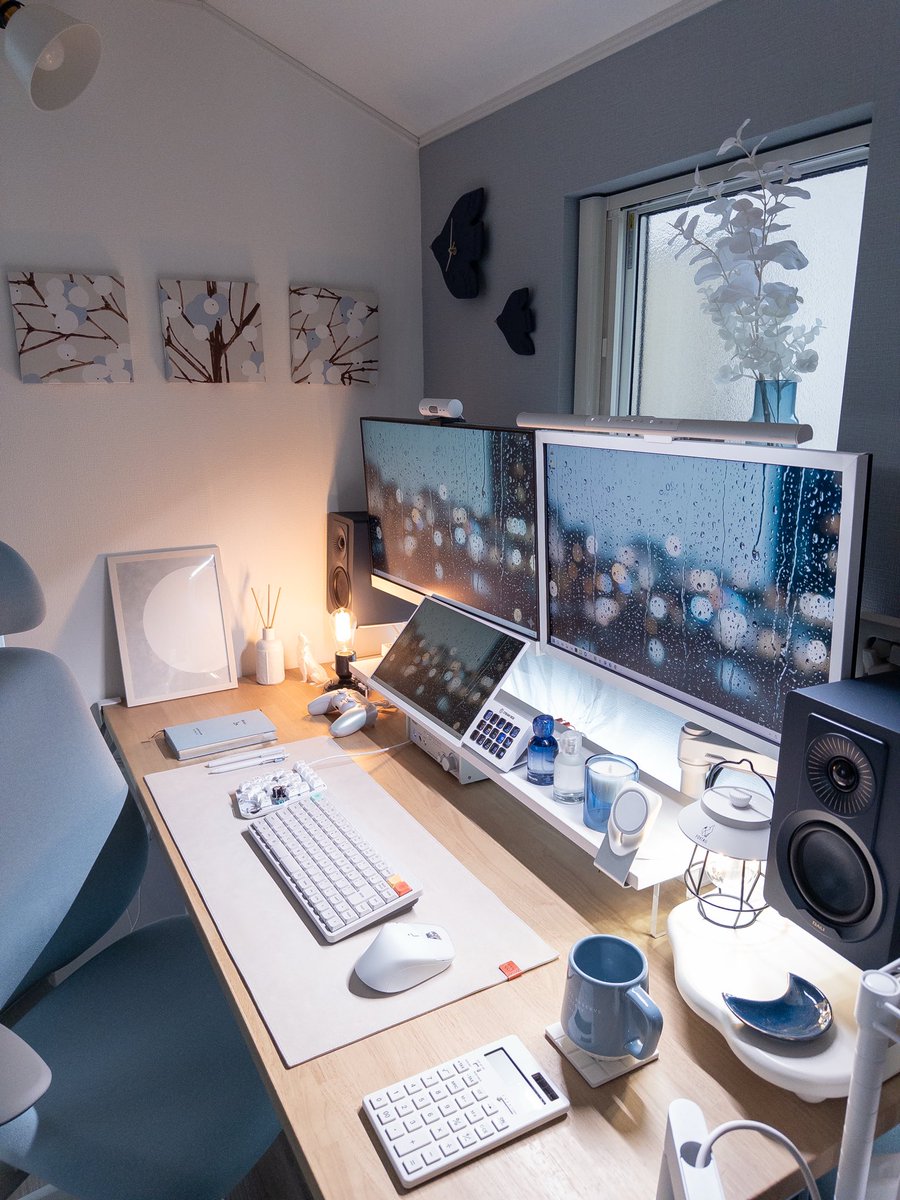 mano_desk's tweet image. GM☁️☔️

#desksetup