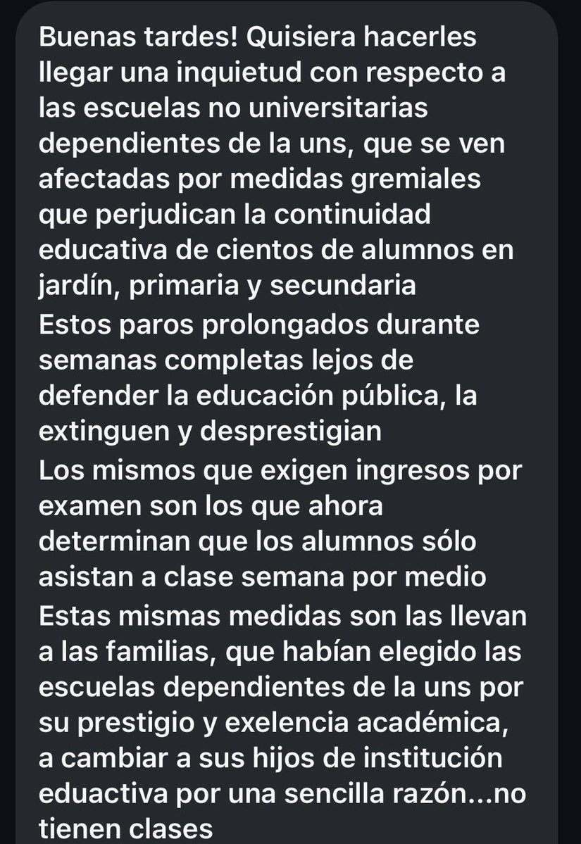 Universitarios LLA UNS tweet media