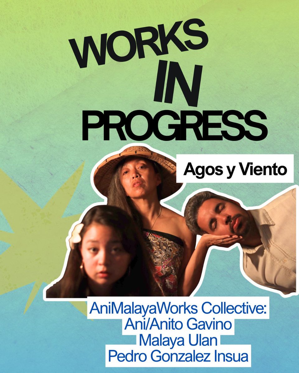 LiveArtsMiami's tweet photo. AniMalayaWorks Collective joins the LALA WIP spring cohort with "Agos y Viento" Created by Ani/Anito Gavino, Malaya Ulan, and Pedro Gonzalez Insua.
Join us on Saturday, May 2
At the Koubek Center.
Come not just to witness, but to co-create! 
https://t.co/71CQqVp8wo https://t.co/HdNabwFX1D