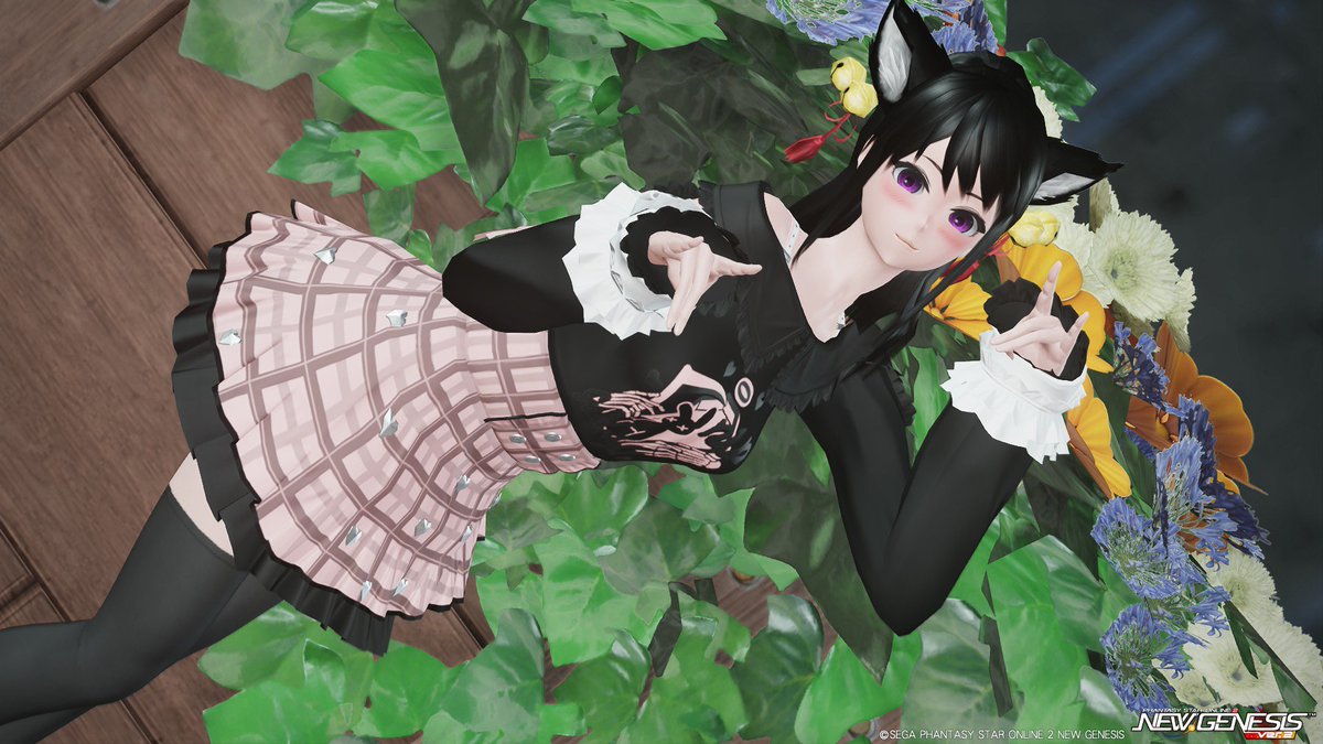 おはルフィ！！
今日は結構強めの雨降りだけど
今日は集会があるので呑みます🍻

そしてSSは気分てま地雷系コーデを
意識してト〇横女子みたいに
しましたwww
このコーデもかわいいですね🥰

 #PSO2NGS_S︎S #まだ見ぬアークスと繋がりたい #メンテの日じゃないけどss貼る