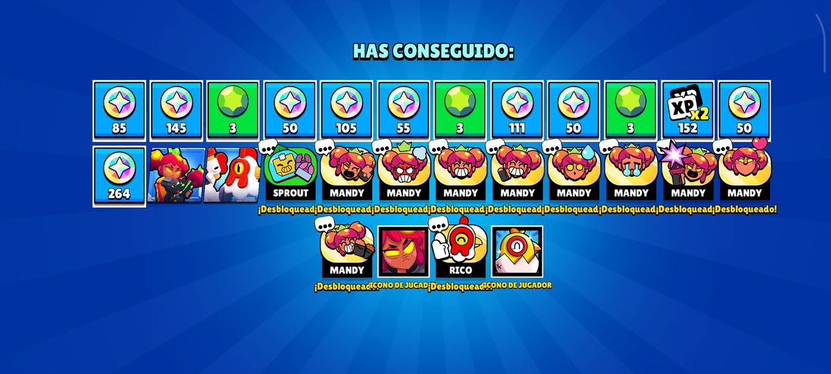 Moxy_0's tweet photo. Esto fue lo que me tocó en mi caja de aire de ayer #BrawlStars https://t.co/OSXM4iMFt5