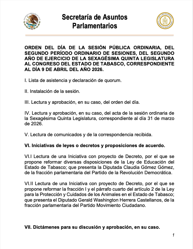 Congreso Tabasco tweet media