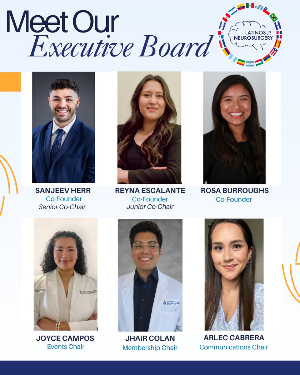 LatinxNSGY's tweet photo. We’re thrilled to introduce the President, Resident Founder, and the 2026–2027 Executive Board of LINS, including our medical student co-founders. Thank you to our community for supporting our mission to uplift and advance Latinos in neurosurgery—we’re excited for what’s ahead! https://t.co/bKrINxmg2v