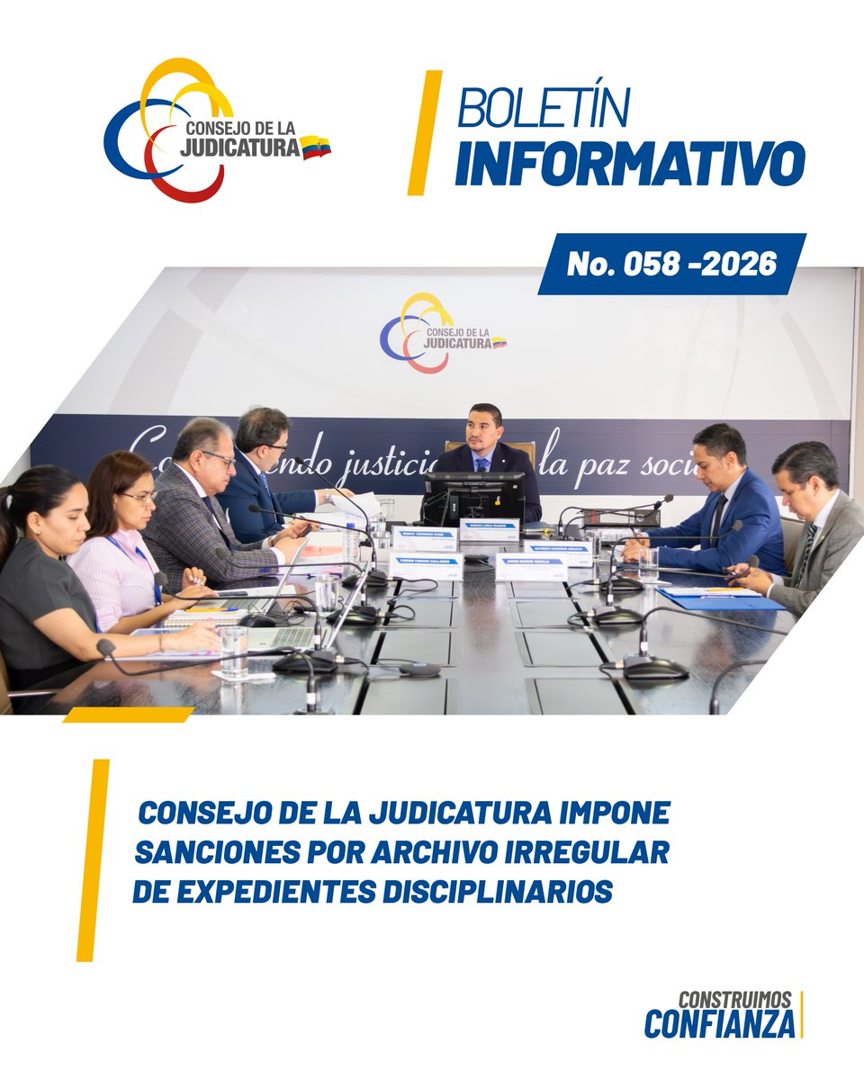 Consejo de la Judicatura tweet media