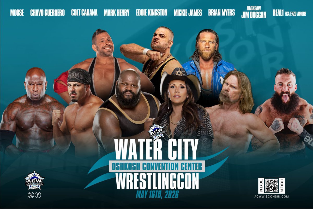 RealHacksawJim's tweet image. See you at the @ACW_Wisconsin Water City Wrestling Con!

Looking forward to seeing fans and friends in Oshkosh #Wisconsin on May 16th!

ACWWisconsin.com