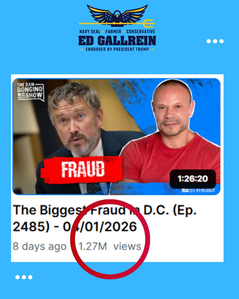 Ed Gallrein tweet media