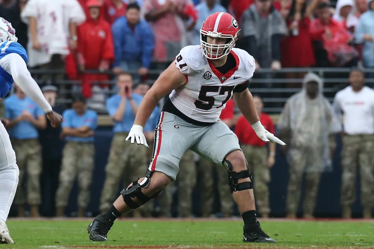 SleeperCarolina's tweet image. The Carolina Panthers dropped their mock draft 6.0, in it they highlighted just two picks:

TE Kenyon Sadiq, Oregon
OT Monroe Freeling, Georgia

Three out of the four sources had the #Panthers selecting Sadiq at 19… 👀