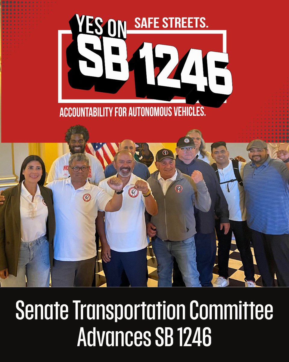 GigUnionSoCal's tweet photo. Monthly safety reports. Fines for violations. Faster response times. #SB1246 authored by @sendavecortese brings transparency to autonomous vehicles on CA streets. Gig drivers are driving progress and speaking out to make sure that streets are safe for all. #CaLeg #AVSafety https://t.co/YYy8AEH5Pi