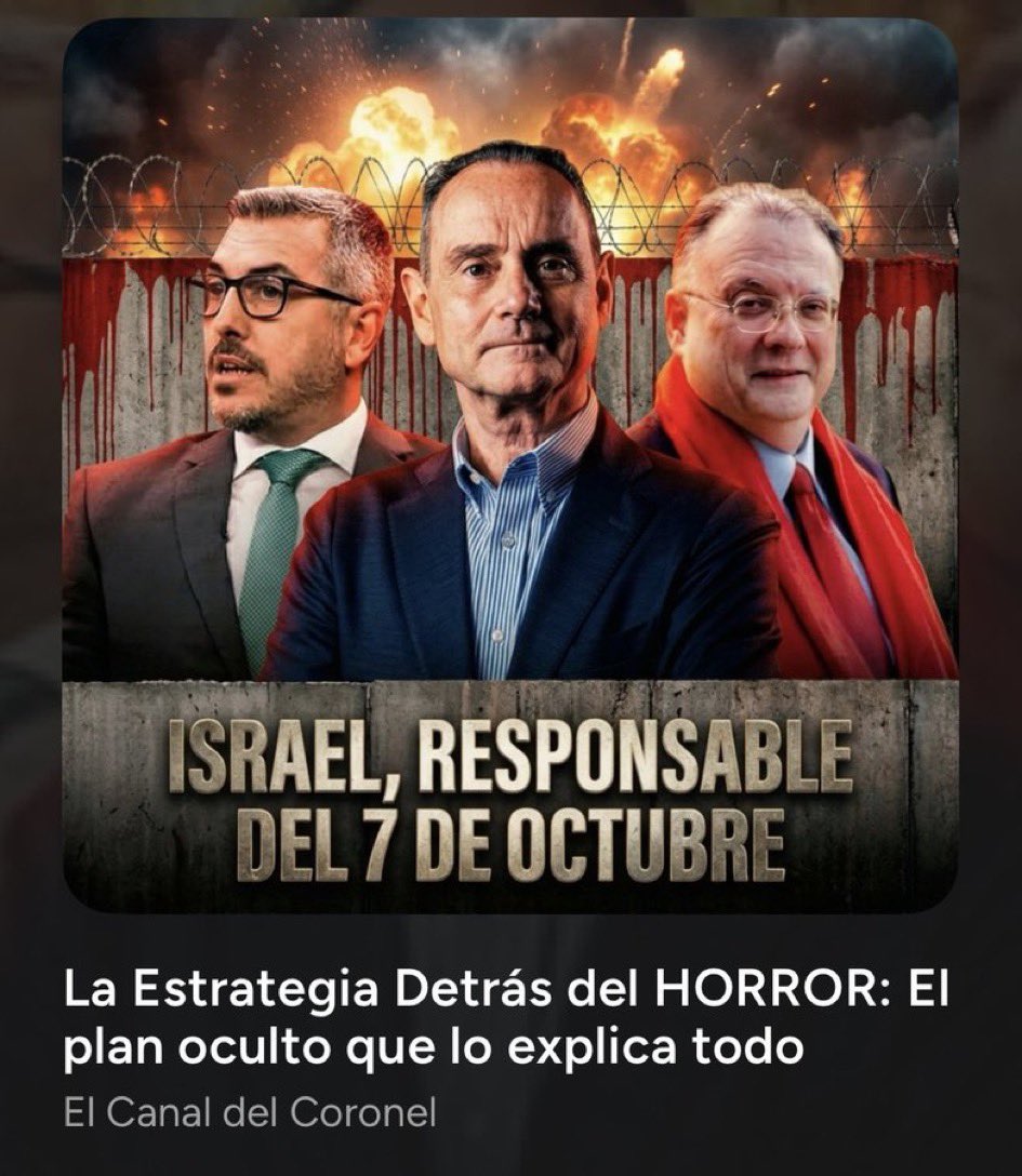 ¿Insinúan César Vidal, Lorenzo Ramírez y el Coronel Baños que fue Israel el presunto responsable final del atentado del 7 de octubre, causante de 1200 muertos?🤔

¿Tienen pruebas o tienen intereses?🤔
#Horizonte