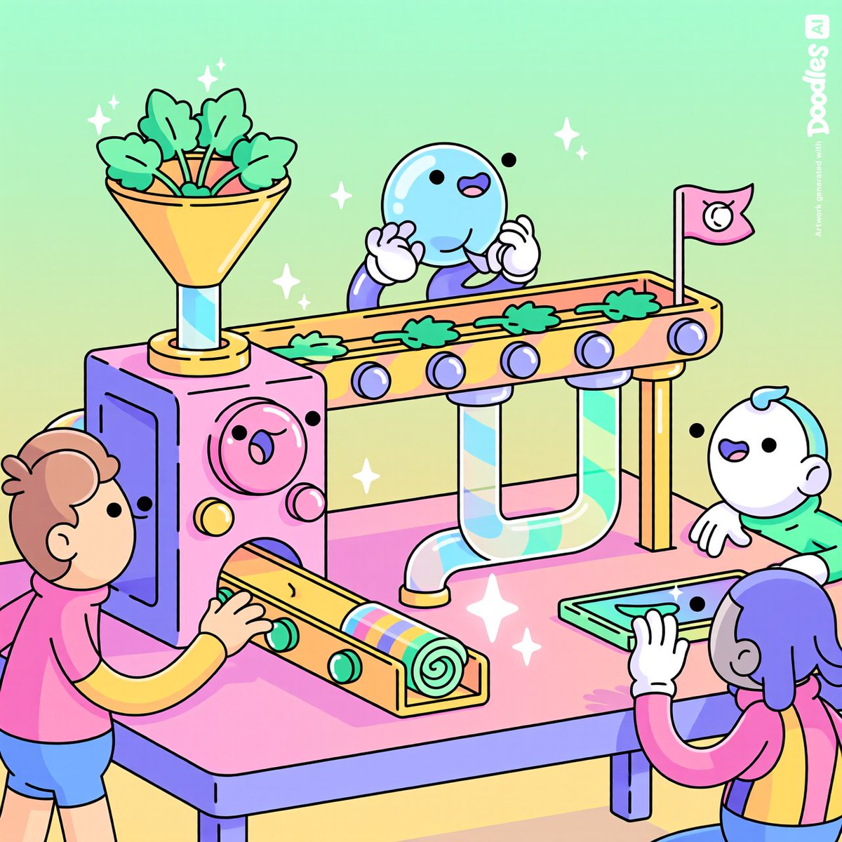 villykco's tweet image. 1st submission 👀

Prob @SnoopDogg would like a @doodles weed rolling contraption
#doodles #weed #contraptions