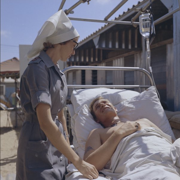 MmarianneJoseph's tweet image. An Australian Army nurse,  South Vietnam, during Vietnam War, 1968.

One nurse, Annie Healy, said “We didn’t know what we had gotten ourselves into until we got there. We were nurses, you do whatever you have to, to do the job.”

This is our Anzac legacy. This is our Australia.🇦🇺