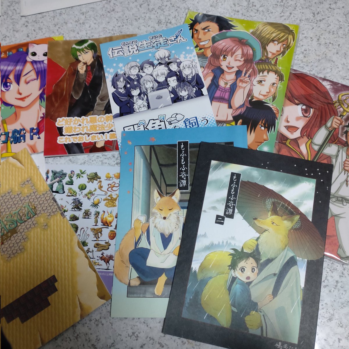 大変遅くなりましたがTAMAコミ戦利品です。未だにドタバタしている為、全てはまだ読めていないのですが、素敵な御本ばかりでホクホクしております…！ありがとうございます！