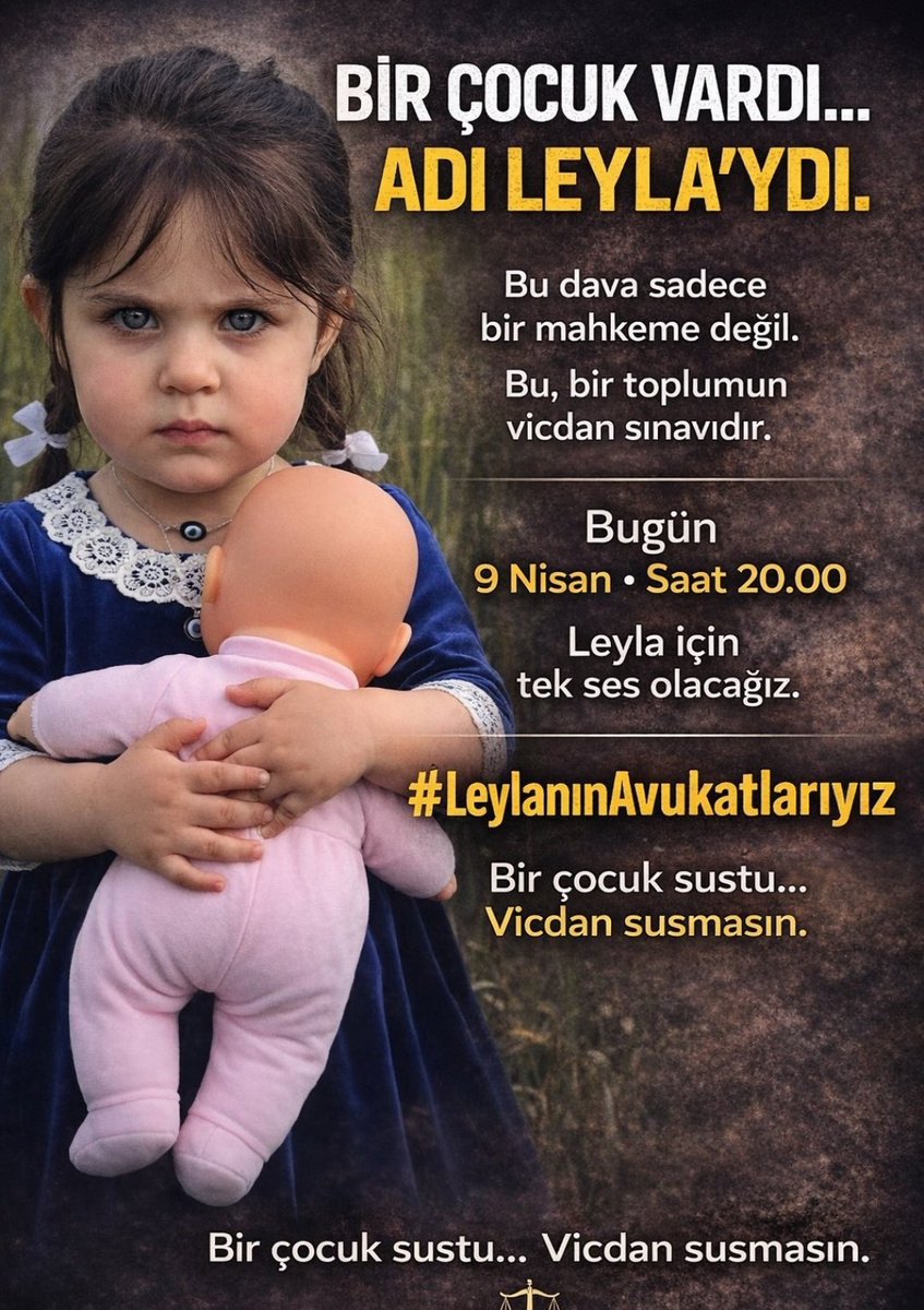 #LeylayıUnutmaTürkiye #LeylayaSesOl #LeylaAydemir <a href="/filiz1968/">Filiz Fidan</a> <a href="/PINAR_BK_2023/">PINAR BK</a> <a href="/mustafakilicmk/">Mustafa kılıç</a> <a href="/krizantem82/">Krizantem</a> <a href="/tcailesosyal/">T.C. Aile ve Sosyal Hizmetler Bakanlığı</a>