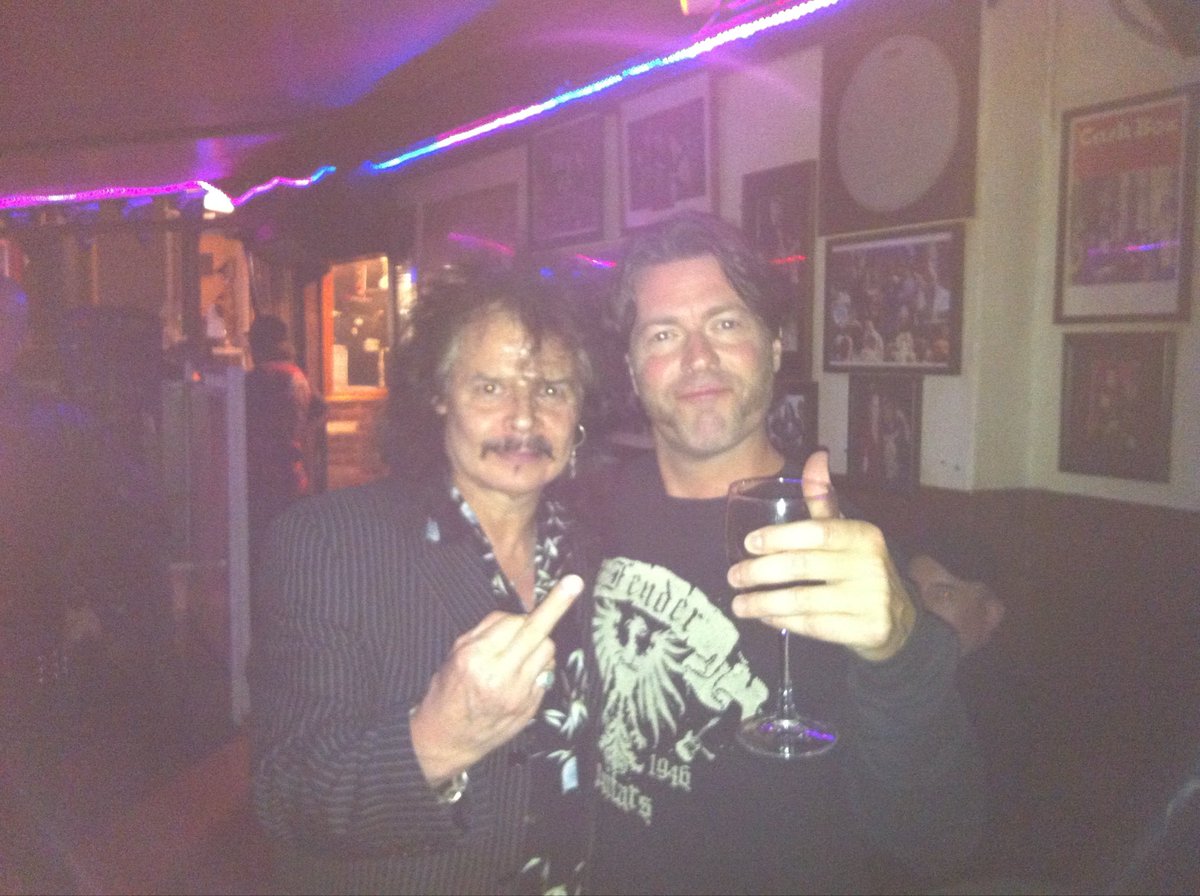 realdonjamieson's tweet image. #TT 2011 with the late, great Philthy Animal Taylor @myMotorhead at @Rainbowlive