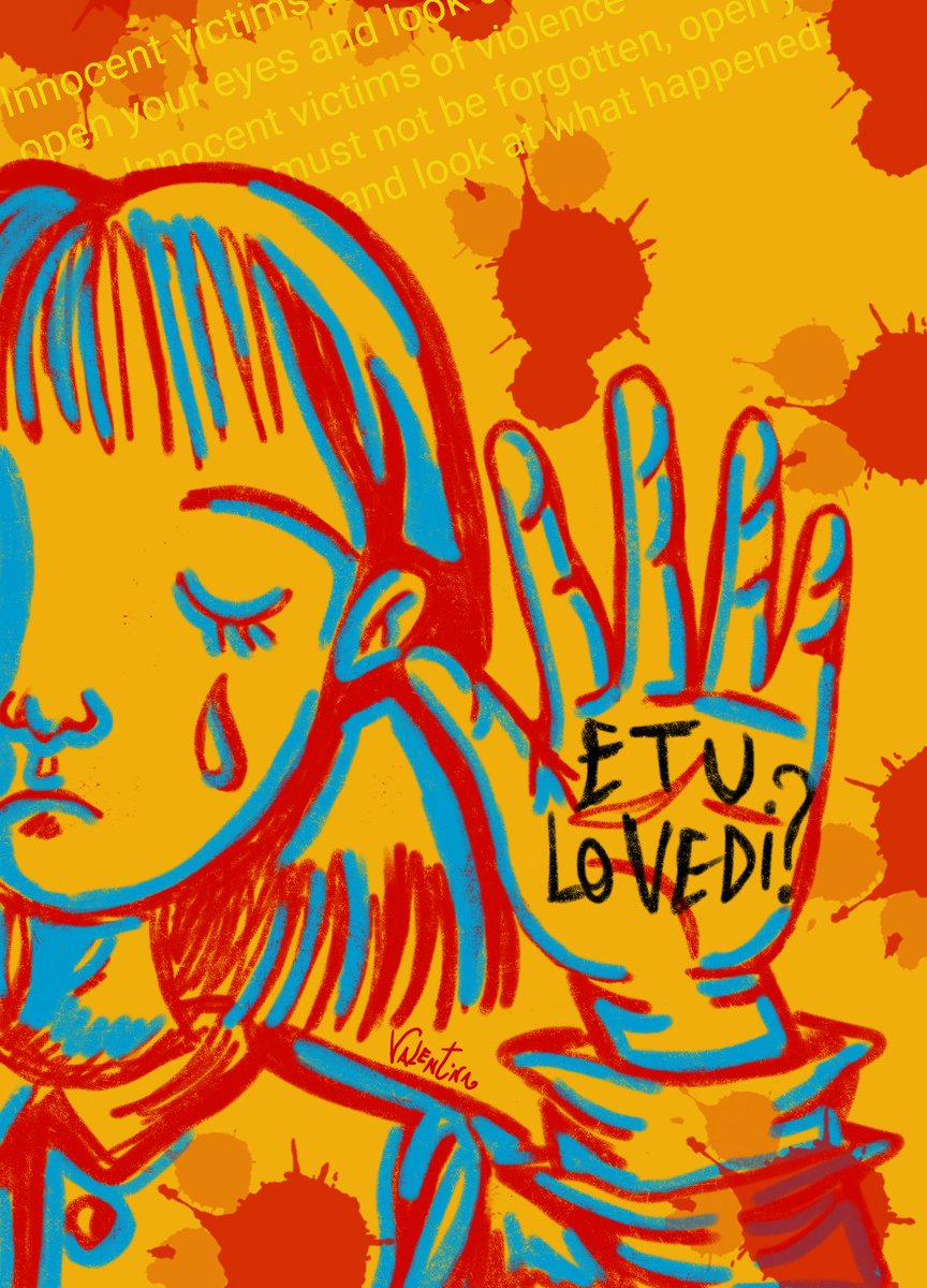 _valentinamilia's tweet image. E tu lo vedi?
Illustrazione digitale. 
#stopviolence #noviolence #stopabuse #stopabusominori #epsteinfiles #americanilluminati #nowar #StopWarNow #stopwars #illustrazioni #illustrator #artwork #myart #art #arte #drawing #draw #digitalillustration #digitalart #artedigitale