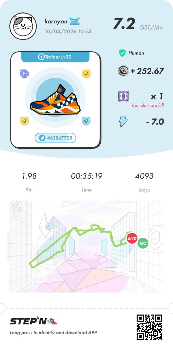 ToshiBlueMoon's tweet image. お昼ご飯は二八蕎麦にナスの揚げ浸しと鶏肉、温玉のせ🐷

🏃‍♀️コード🫱　Rqqvza　

［今日の🚶‍♀️］記録
539.11GST get 7.188GST/min

#STEPN
#STEPNGO