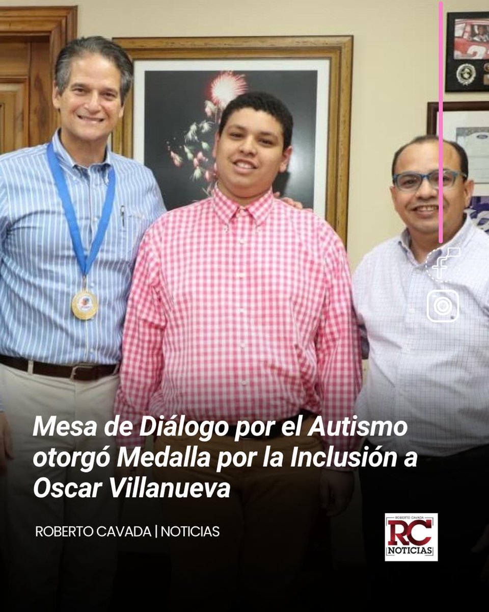 rcavada's tweet image. Mesa de Diálogo por el Autismo otorgó Medalla por la Inclusión a Oscar Villanueva

robertocavada.com/mesa-de-dialog…

#RobertoCavada #RCNoticias #Autismo