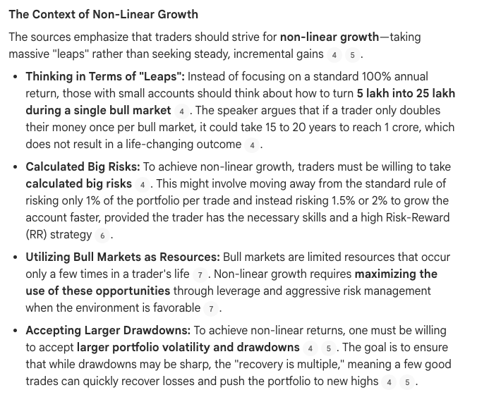 priceactionnerd's tweet photo. Distilled wisdom of @swing_ka_sultan on how to grow a small account 

Aside from this the Velocity vs Magnitude Perspective has been quite helpful to me https://t.co/noihEdPTwC