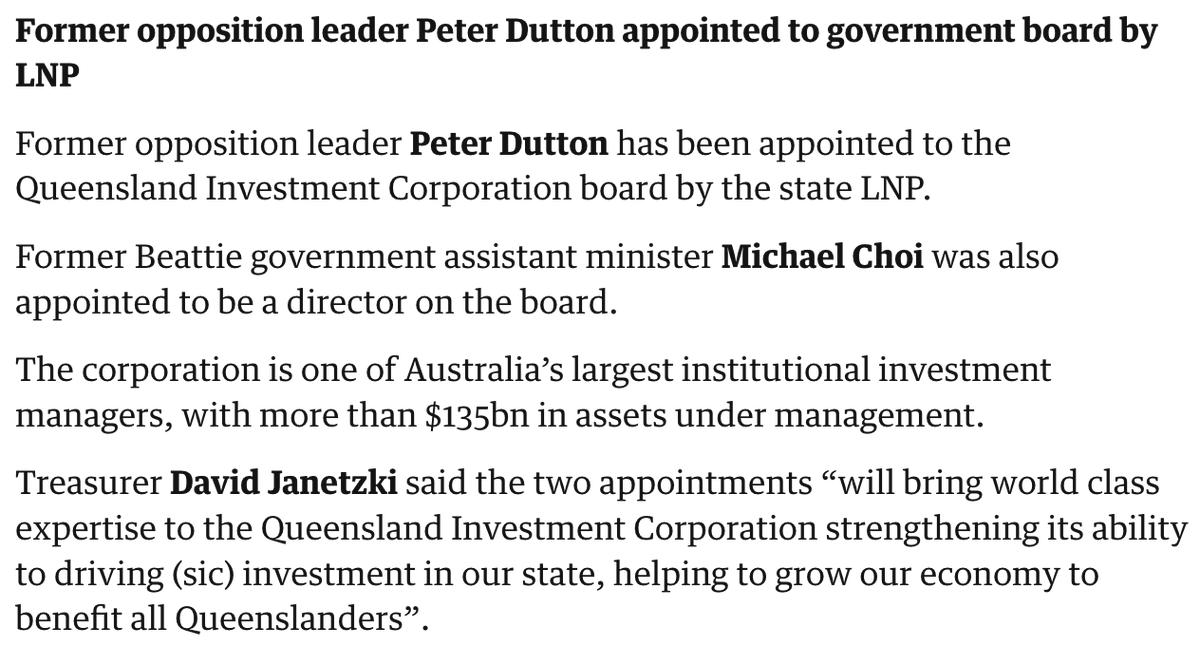 leftboomer's tweet image. and so the rehabilitation of #Dutton begins ... let's hope it is long and unpleasant for him.