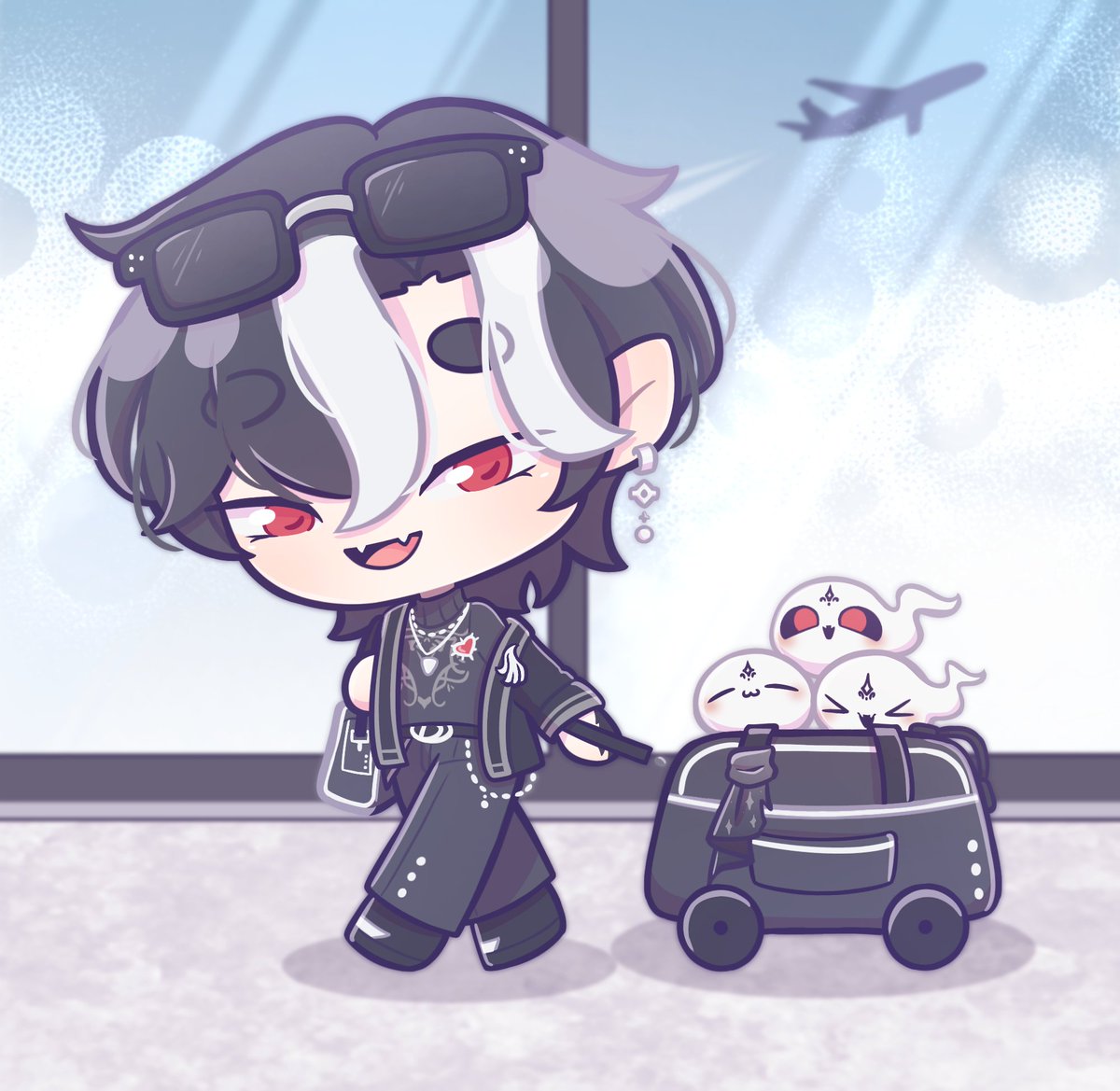 charizexx's tweet image. no more #missingLucihours, we're with him all along! 🤭

#Lunography
🎨 by @forrestrayyn