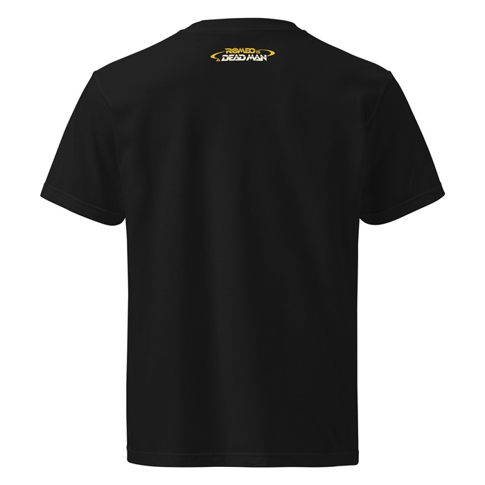 IGNJapan's tweet image. 須田剛一氏最新作『ROMEO IS A DEADMAN』。そのメインアートを冠したIGN STORE限定Tシャツが登場。
フロントとバックの両面にグラフィックを配したプレミアムな1枚です。

ignstore.jp/shop/products/…
#ROMEOISADEADMAN #須田剛一 #GhM #IGNJAPANSTORE