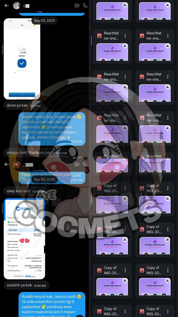 aye ༘♡ sell vote kpop tweet media