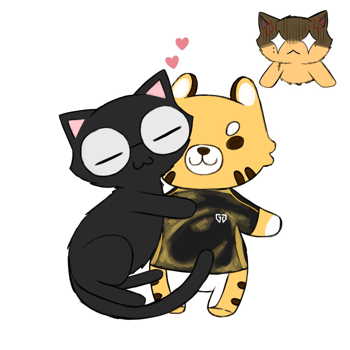 #ch0ker angry fat cat