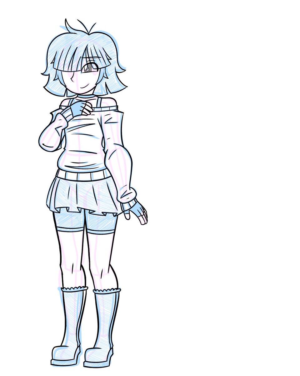 Genkia87's tweet photo. Meet my new OC to be introduced in V0, Nessa Rudsdale! Got a warm reception from people I shared the doodles with, hope people will love her in the comic!

#trans #transgirl #arttag #digitalart #drawing #painting #bio #cute #kawaii https://t.co/qeKh49tqC9