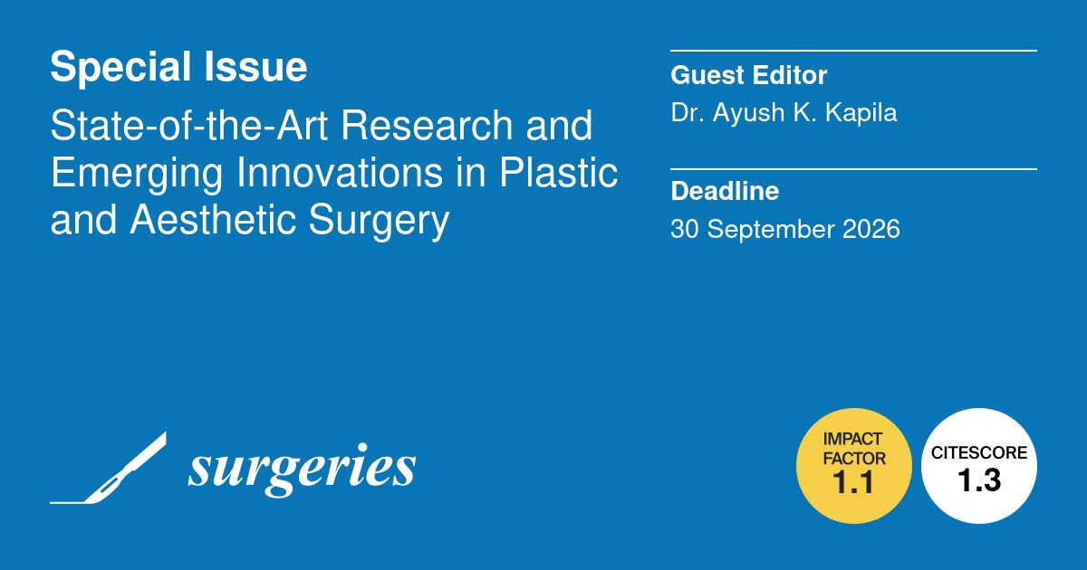 Surgeries MDPI tweet media