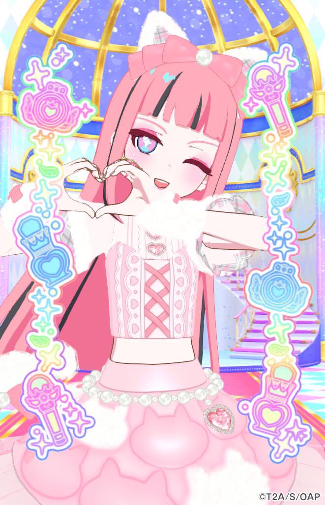 mii_sub3's tweet photo. ミステリアスにコーデメイツアイつけると紫のぶぶんが隠れてパステルピンク＋差し色パステルブルーになるの結構天才的だと思うんですよね https://t.co/x2nlVaxe09