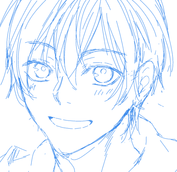 息抜きに久し振りな人をラクガキしてます♪リハビリもかねて🖊
お久し振り、航！

＃俺様ボイス
＃小悪魔ボイス