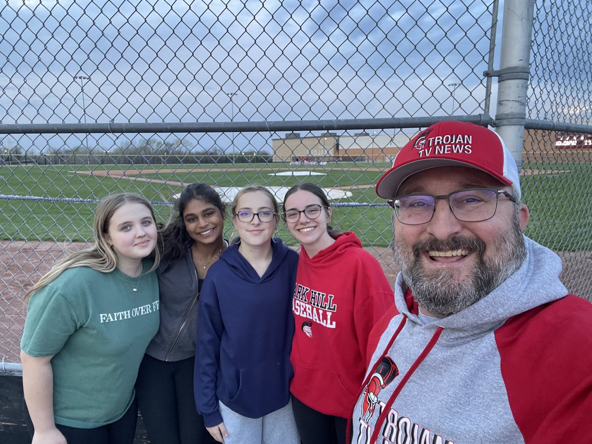 MrMerithew's tweet photo. Great work by this @TrojanTVNews crew on live streaming the Park Hill v Lee’s Summit West baseball game. The Trojans battled the Titans but came up short 14-3. https://t.co/z5eGJBSm4t