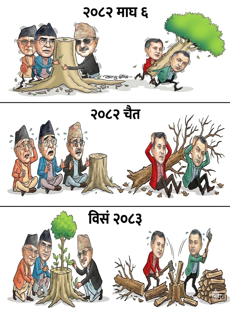 kabiralbam's tweet photo. नेपाली कांग्रेसले अब गर्ने ‘जरा अभियान’ कि ‘दाउरा अभियान’ ?
#nepalipolitics  #NepaliCongress #GaganThapa #BishwaPrakashSharma #SherBahadurDeuba #shekharkoirala #PurnaBahadurKhadka https://t.co/b9U4Cl3eI3
