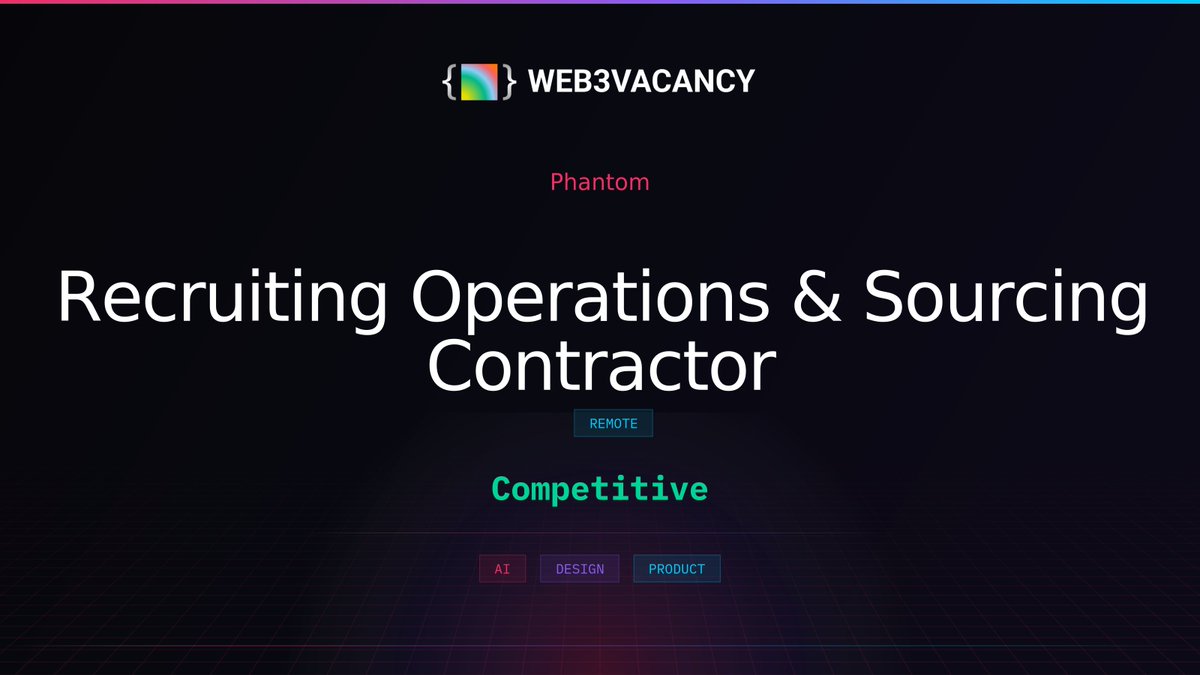 Web3Vacancy tweet media