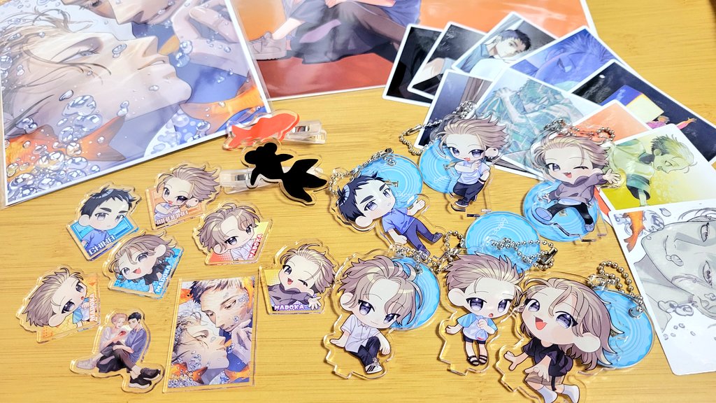 「GoldfishPact✕ウェブポン、販売開始いたしました!描き下ろしもたくさん」|ﾕﾒﾁのイラスト