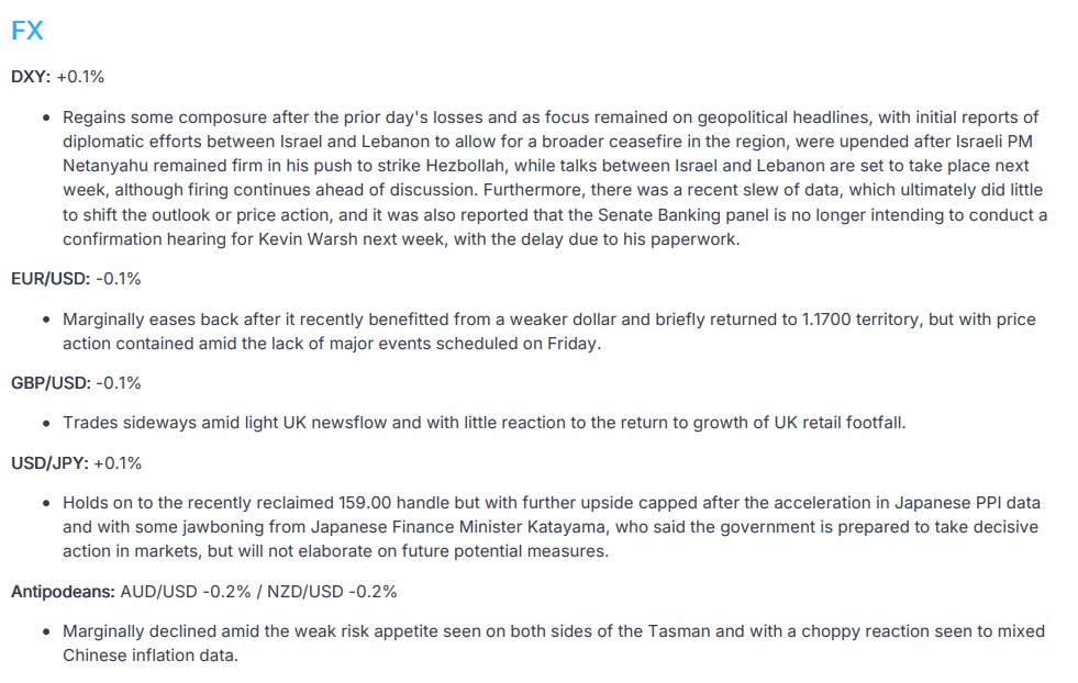 Newsquawk tweet media