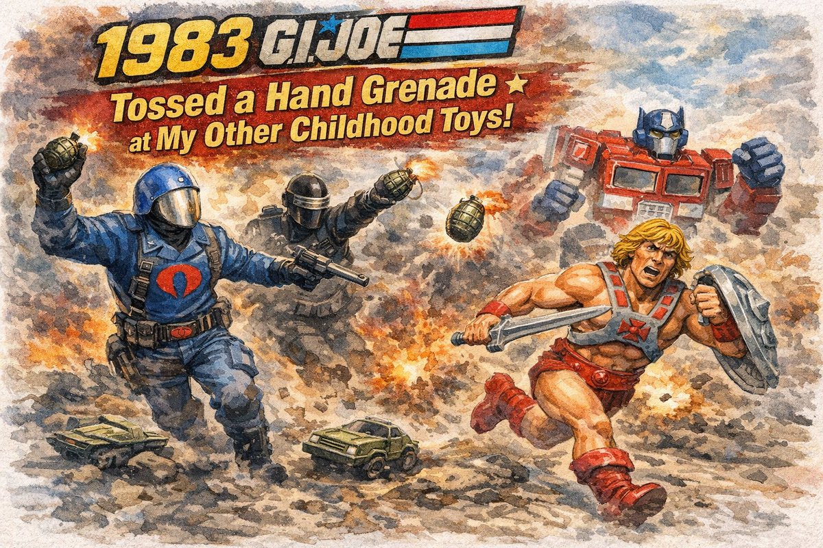 SerpentorsLairX's tweet image. 1983 G.I. Joe Tossed a Hand Grenade at My Other Childhood Toys #GIJoe @destrodesigns 🪖🪖🪖🪖
serpentorslair.com/1983-g-i-joe-t…
