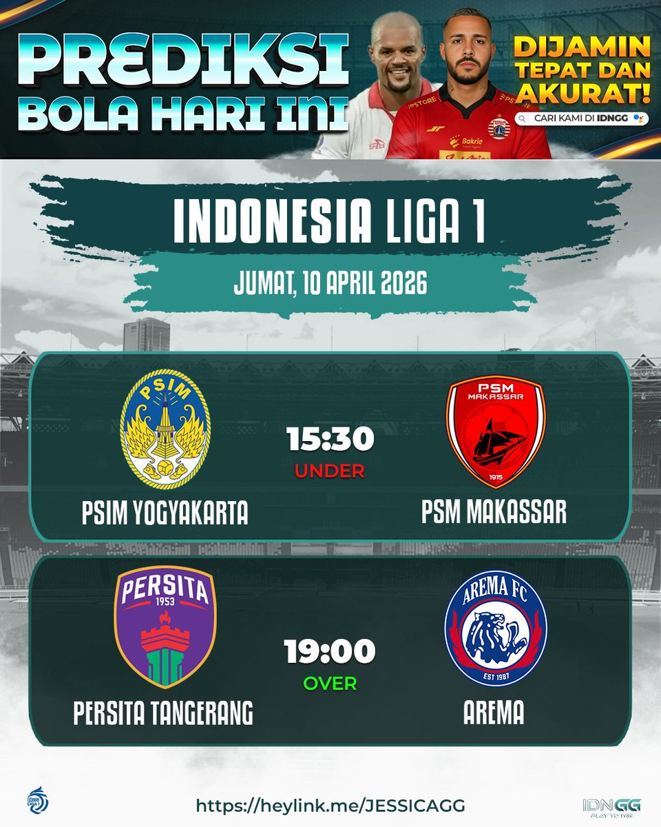 ebullient57remi's tweet photo. INDONESIA LIGA 1

LIGA 1 SIAP KASIH KEJUTAN!!! Ada yang main aman, ada yang siap hujan gol!

#liga1 #indonesialeague #prediksibola #overunder #IDNGG #bolanasional #footballbet #goalrush https://t.co/JYbkFTrfkC