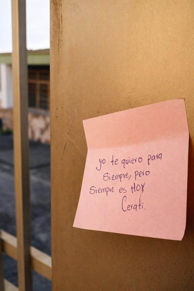 Te quiero sin la urgencia de los años, con la calma de quien sabe que la única forma de habitar el infinito es quedándose un rato más en este presente. Como bien nos enseñó Gustavo Cerati, la eternidad no es una meta lejana, sino un estado de conciencia: siempre es hoy.