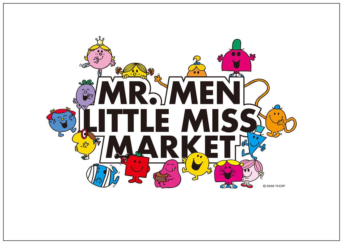 SmallPlanet_eve's tweet photo. ＼銀座で開催！🎉🌈／
MR. MEN LITTLE MISS POP-UP STORE

📍SATELLITE銀座(銀座インズ1)
🗓4/4(土)～5/6(水・祝)

イギリス生まれの個性豊かな仲間たちが大集合💛
ご来店お待ちしております🎵

詳細👇
https://t.co/ZO0XT1us5N

#MrMenLittleMiss #ミスターメンリトルミス #ミスメン
© 2026 THOIP Ⓛ https://t.co/Qh4kxNpafV