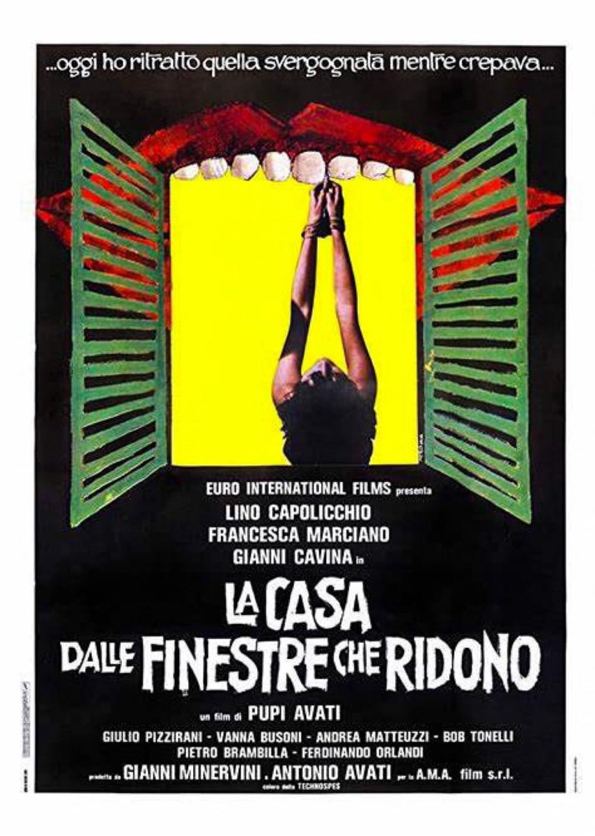 MikeySlashic's tweet image. #Horror365Challenge 105/365
#Gialloday 

The House With Laughing Windows (1976)
Dir. Pupi Avati

Great example of a gothic flavored giallo. Often overlooked by fans, it’s a must watch for giallo lovers.

Bizarre and surprising with a devastating ending that you do not expect.