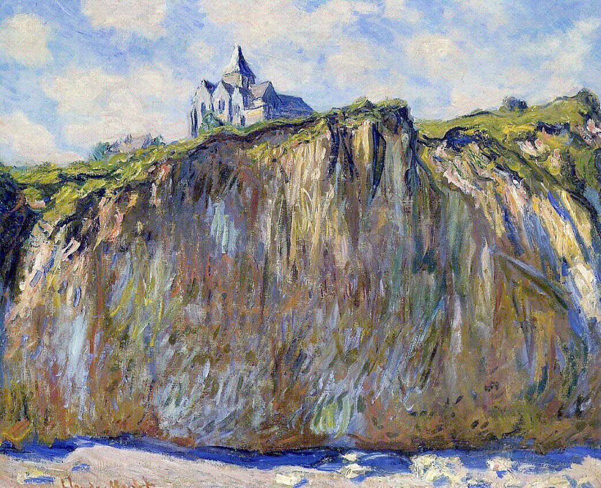 Claude Monet, La Iglesia en Varengeville, 1882