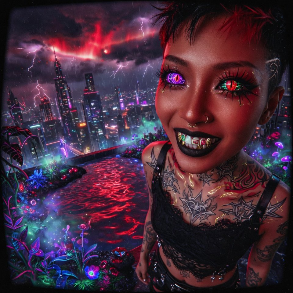 kidkrayon's tweet photo. @D20Mafia @JROCKN1 @Hola01715308 @Delerat7 @Xgoddess_visual @SKiBumDad @midjourney @itsPolloAI @grok @suno @capcutapp @THEOCME @aimusicvideo Do it! ๐คโก๏ธ๐โโฌ
TANGENT - do you like #NeoGoth &/or #JapaneseGoth?
The realms of #NeoTartaria beckon you!
The hashtags are just for my own cross-referencing/tracking, btw.
I'M BRINGIN' HASHTAGS BACK, BABY!!! ๐ https://t.co/Wq1LmGKStm