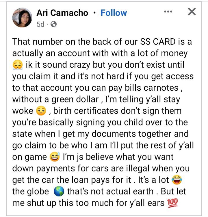 RoyIsThaTruth's tweet photo. Its TRUE  OUR SOCIAL SECURITY CARD AINT NOTHING BUT A BANK ACCOUNT....WAKE UP https://t.co/KjqParTSs2