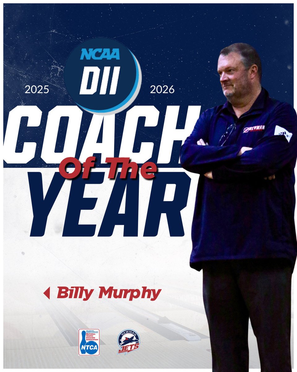 NewmanJets's tweet photo. All-American + DII Bowling Coach of the Year‼️

#JetPower✈️ https://t.co/s6WgUlyDxR