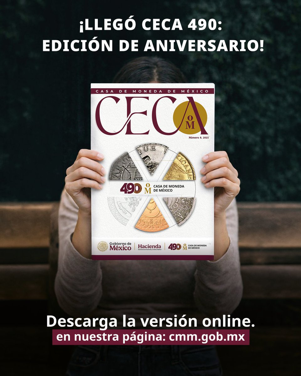 CasadeMonedaMx's tweet photo. Una moneda no es solo dinero; es un documento histórico que llevas en el bolsillo. 🪙

Pocos conocen toda la historia que hay detrás de cada pieza de la @CasadeMonedaMx.  Entra y descubre  por qué la Revista Ceca es lectura obligada:

https://t.co/SNmLk3DETa https://t.co/SnJ8W9Swoz