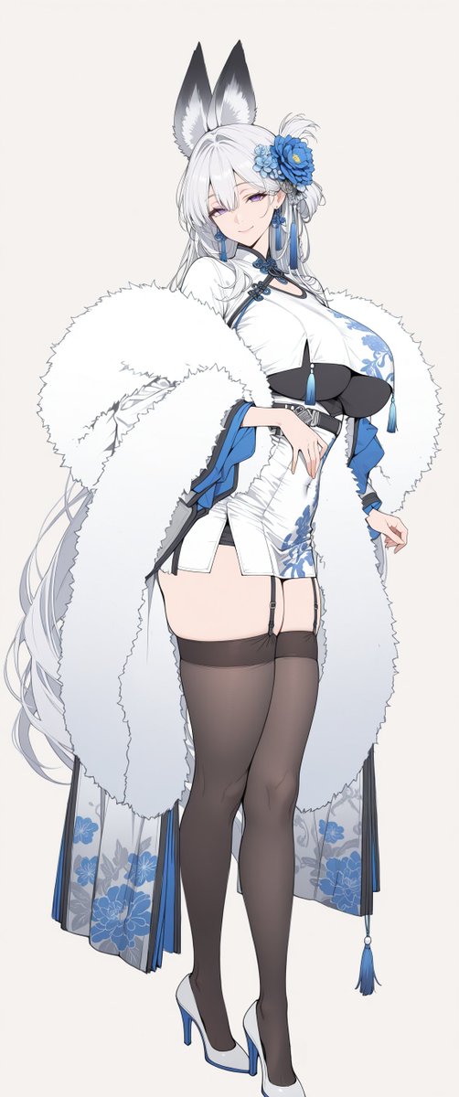 NIKKE　シラツル　Snow Crane

中央政府所属の秘密のベールに包まれた部隊
ヴェイルド・オーダー部隊所属のニケ

優しく包容力がある性格のママ！！

SFW