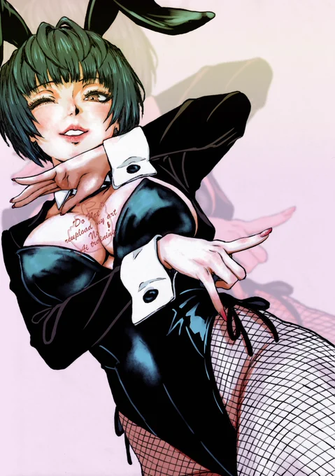Bunny Takemi &amp; Kawakami &amp; Sae, Single ver. Thanky for more than 14,000 Likes #Persona5 #Easter