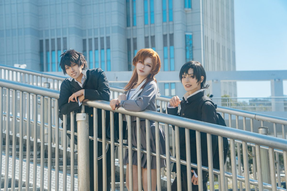 _rii25's tweet photo. cosplay / dc

幼馴染

萩原千速 @tamago_NOa_othu 
萩原研二@0yazuri0 
松田陣平@_rii25

p @Kano__photo https://t.co/JbzCPoLdaG